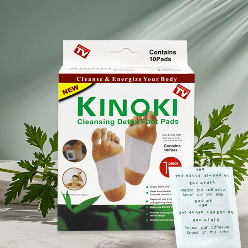 Herbal Wellness Spa - Корейские очищающие детокс-пластыри Kinoki для ног: